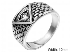 HY Wholesale Rings Jewelry 316L Stainless Steel Popular Rings-HY004R194