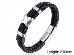 HY Wholesale Leather Jewelry Fashion Leather Bracelets-HY004B076