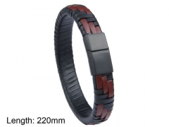 HY Wholesale Leather Jewelry Fashion Leather Bracelets-HY0114B140