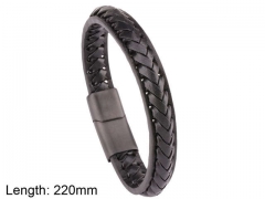 HY Wholesale Leather Jewelry Fashion Leather Bracelets-HY0114B207