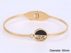 HY Wholesale Bangle Stainless Steel 316L Jewelry Bangle-HY0054B056