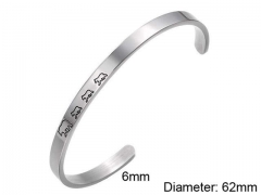 HY Wholesale Bangle Stainless Steel 316L Jewelry Bangle-HY0107B177