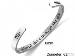 HY Wholesale Bangle Stainless Steel 316L Jewelry Bangle-HY0107B169