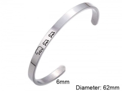 HY Wholesale Bangle Stainless Steel 316L Jewelry Bangle-HY0107B175