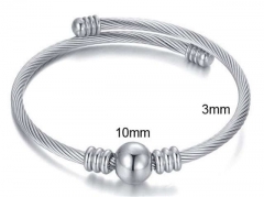 HY Wholesale Bangle Stainless Steel 316L Jewelry Bangle-HY0107B239