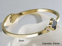 HY Wholesale Bangle Stainless Steel 316L Jewelry Bangle-HY0054B004