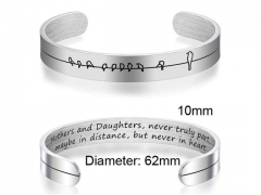 HY Wholesale Bangle Stainless Steel 316L Jewelry Bangle-HY0107B089