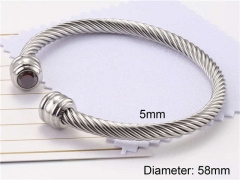 HY Wholesale Bangle Stainless Steel 316L Jewelry Bangle-HY0116B089