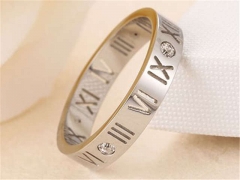 HY Wholesale Rings Jewelry 316L Stainless Steel Fashion Rings-HY0112R007