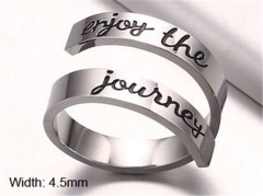 HY Wholesale Rings Jewelry 316L Stainless Steel Fashion Rings-HY0107R067