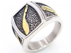 HY Wholesale Rings Jewelry 316L Stainless Steel Fashion Rings-HY0119R160