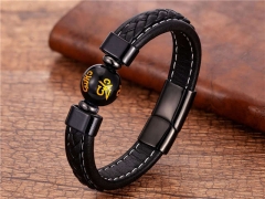 HY Wholesale Leather Jewelry Popular Leather Bracelets-HY0118B431