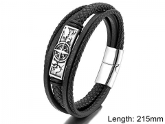 HY Wholesale Leather Jewelry Popular Leather Bracelets-HY0108B042