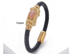 HY Wholesale Leather Jewelry Popular Leather Bracelets-HY0118B625