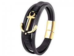 HY Wholesale Leather Jewelry Popular Leather Bracelets-HY0117B093