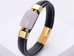 HY Wholesale Leather Jewelry Popular Leather Bracelets-HY0118B247