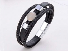 HY Wholesale Leather Jewelry Popular Leather Bracelets-HY0118B316