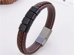 HY Wholesale Leather Jewelry Popular Leather Bracelets-HY0118B666