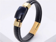 HY Wholesale Leather Jewelry Popular Leather Bracelets-HY0118B243