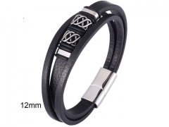 HY Wholesale Leather Jewelry Popular Leather Bracelets-HY0010B0612