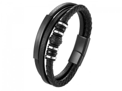 HY Wholesale Leather Jewelry Popular Leather Bracelets-HY0117B077