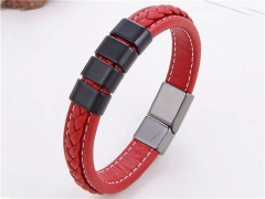 HY Wholesale Leather Jewelry Popular Leather Bracelets-HY0118B665