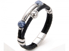 HY Wholesale Leather Jewelry Popular Leather Bracelets-HY0118B631