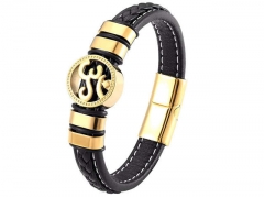 HY Wholesale Leather Jewelry Popular Leather Bracelets-HY0117B058