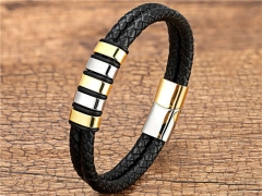 HY Wholesale Leather Jewelry Popular Leather Bracelets-HY0118B167