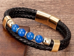 HY Wholesale Leather Jewelry Popular Leather Bracelets-HY0118B856