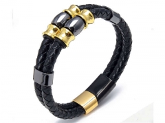 HY Wholesale Leather Jewelry Popular Leather Bracelets-HY0118B671