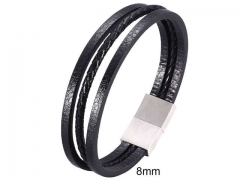 HY Wholesale Leather Jewelry Popular Leather Bracelets-HY0010B0749