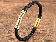 HY Wholesale Leather Jewelry Popular Leather Bracelets-HY0118B145