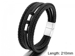 HY Wholesale Leather Jewelry Popular Leather Bracelets-HY0108B063