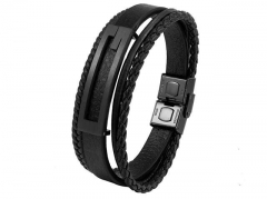 HY Wholesale Leather Jewelry Popular Leather Bracelets-HY0117B257