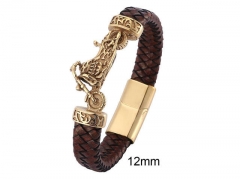 HY Wholesale Leather Jewelry Popular Leather Bracelets-HY0010B0840