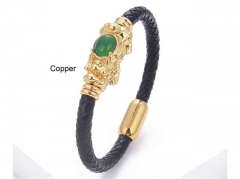 HY Wholesale Leather Jewelry Popular Leather Bracelets-HY0118B620