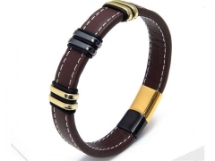 HY Wholesale Leather Jewelry Popular Leather Bracelets-HY0118B696