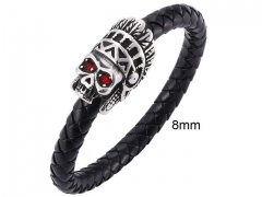 HY Wholesale Leather Jewelry Popular Leather Bracelets-HY0010B1117