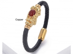 HY Wholesale Leather Jewelry Popular Leather Bracelets-HY0118B624