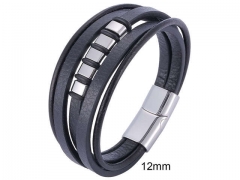 HY Wholesale Leather Jewelry Popular Leather Bracelets-HY0010B0708