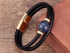 HY Wholesale Leather Jewelry Popular Leather Bracelets-HY0118B767