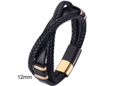 HY Wholesale Leather Jewelry Popular Leather Bracelets-HY0010B0620