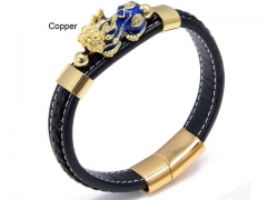 HY Wholesale Leather Jewelry Popular Leather Bracelets-HY0118B326