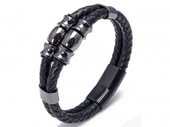 HY Wholesale Leather Jewelry Popular Leather Bracelets-HY0118B669