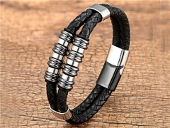 HY Wholesale Leather Jewelry Popular Leather Bracelets-HY0118B144