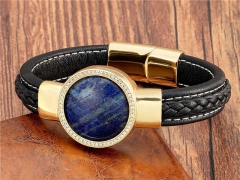 HY Wholesale Leather Jewelry Popular Leather Bracelets-HY0118B795