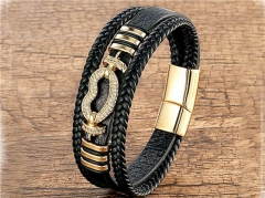 HY Wholesale Leather Jewelry Popular Leather Bracelets-HY0118B940