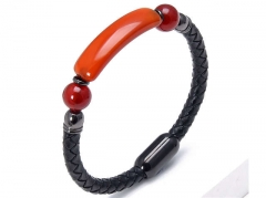 HY Wholesale Leather Jewelry Popular Leather Bracelets-HY0118B839