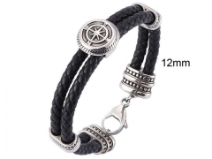 HY Wholesale Leather Jewelry Popular Leather Bracelets-HY0010B1075